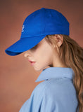 VARZAR(バザール) Monogram Soft Overfit Ball Cap blue