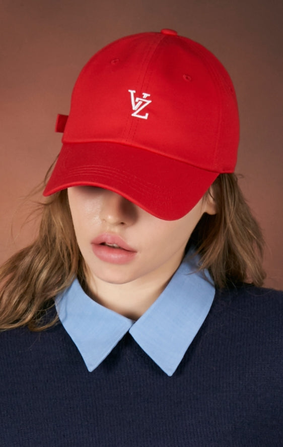 VARZAR(バザール) Monogram Soft Overfit Ball Cap red