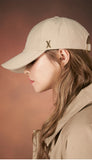 VARZAR(バザール) Gold Stud Overfit Ball Cap beige