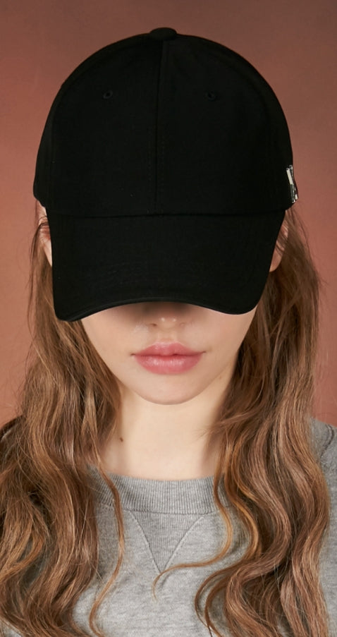 VARZAR(バザール) Silver Stud Overfit Ball Cap black