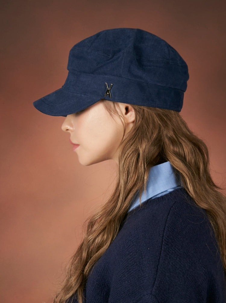 VARZAR(バザール) Peach madoros cap navy