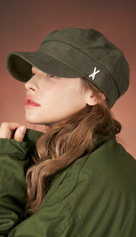 VARZAR(バザール) Peach madoros cap khaki