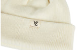 VARZAR(バザール) Monogram label beanie white