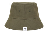 VARZAR(バザール) Herringbone label bucket hat khaki