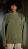 ORDINARY PEOPLE(オーディナリーピープル)   SHOULDER POINT MINT SWEATER
