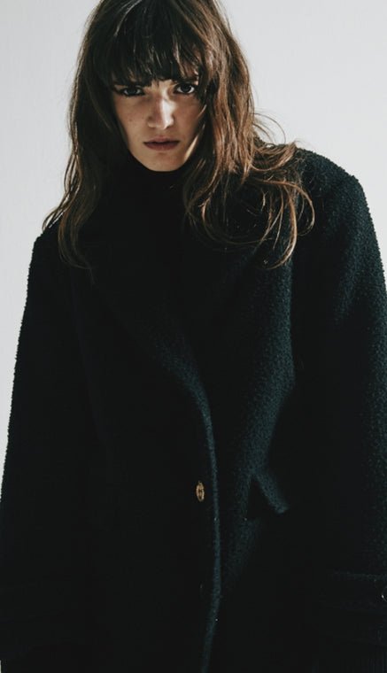 ORDINARY PEOPLE(オーディナリーピープル)   ORDINARY DARK NAVY CASENTINO DOUBLE COAT