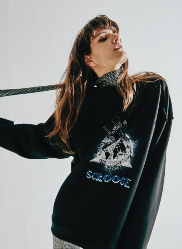 ORDINARY PEOPLE(オーディナリーピープル)   MAGICAL SCROOGE MCDUCK BLACK SWEATSHIRTS