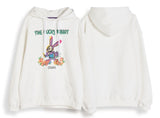 ORDINARY PEOPLE(オーディナリーピープル)  LUCKY RABBIT OSWALD WHITE HOODIE