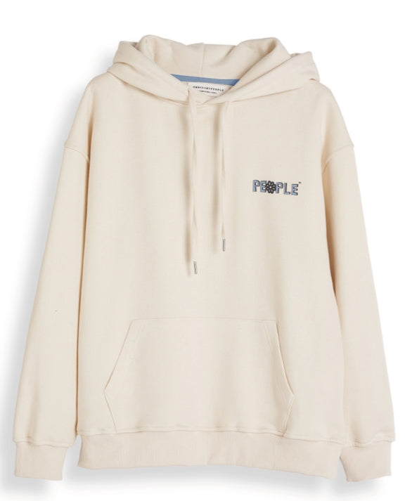 ORDINARY PEOPLE(オーディナリーピープル)   ORDINARY SIGNATURE CREAM HOODIE