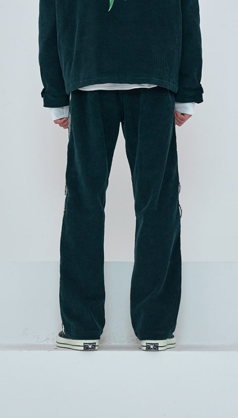 オーワイ(OY) 	CORDUROY TAPE RING PANTS-GREEN