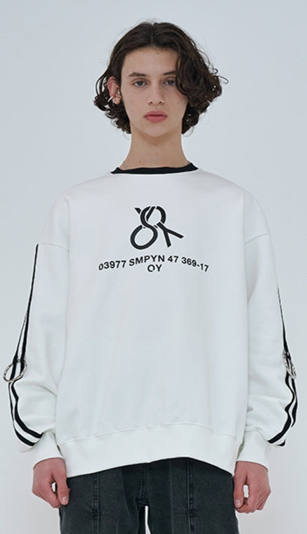 オーワイ(OY) METAL LOGO TAPE RING MTM-WHITE