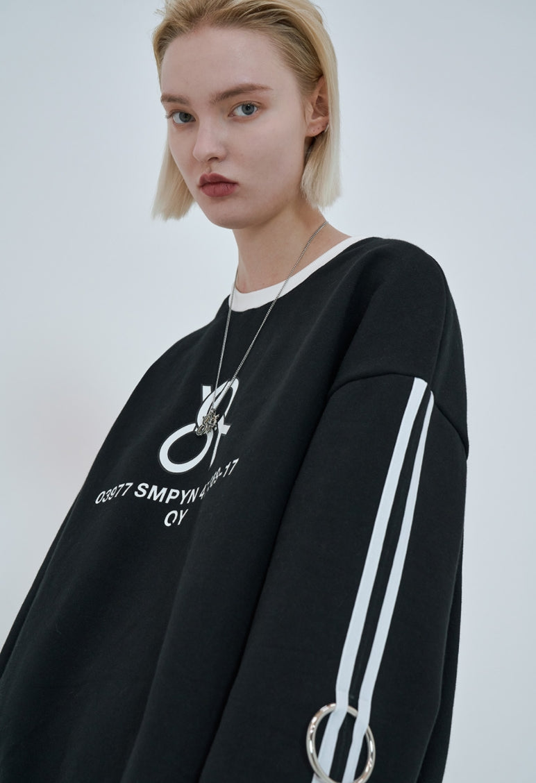 オーワイ(OY) METAL LOGO TAPE RING MTM-BLACK