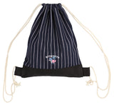 アジョバイアジョ（AJOBYAJO)  Stripe Denim Drawstring Bag [Navy]