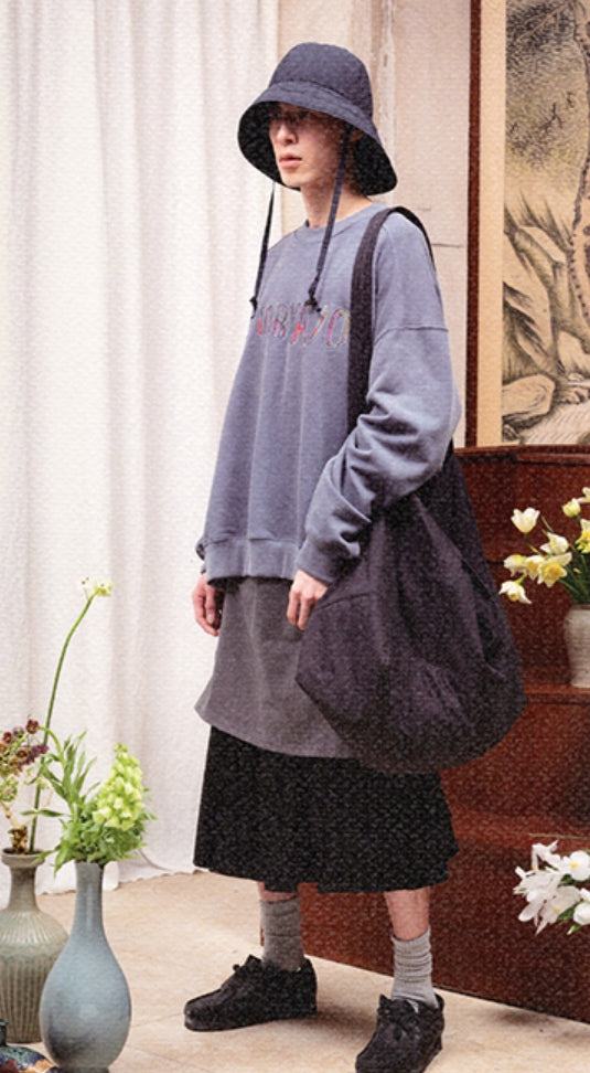 アジョバイアジョ（AJOBYAJO)  Padding Tote Bag [Navy]