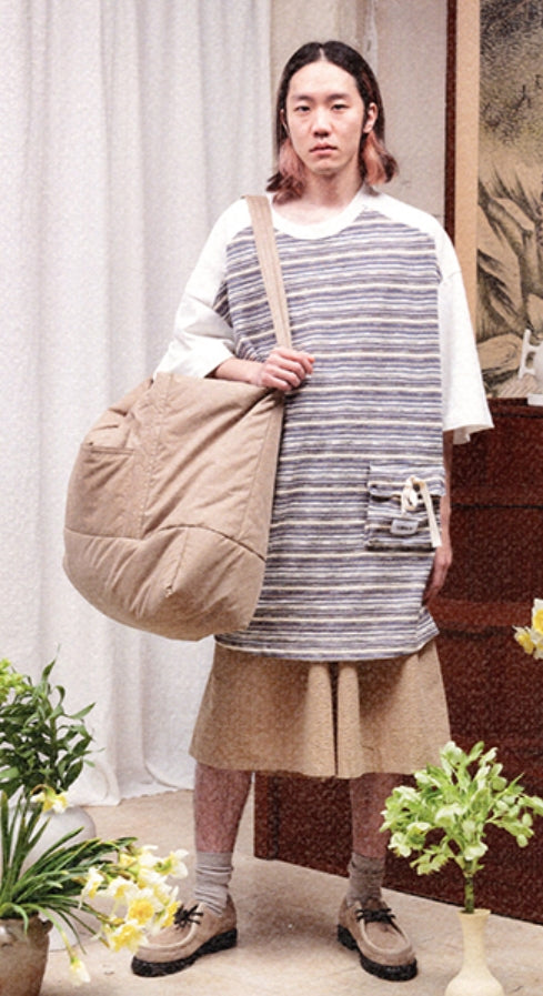 アジョバイアジョ（AJOBYAJO)  Padding Tote Bag [Beige]