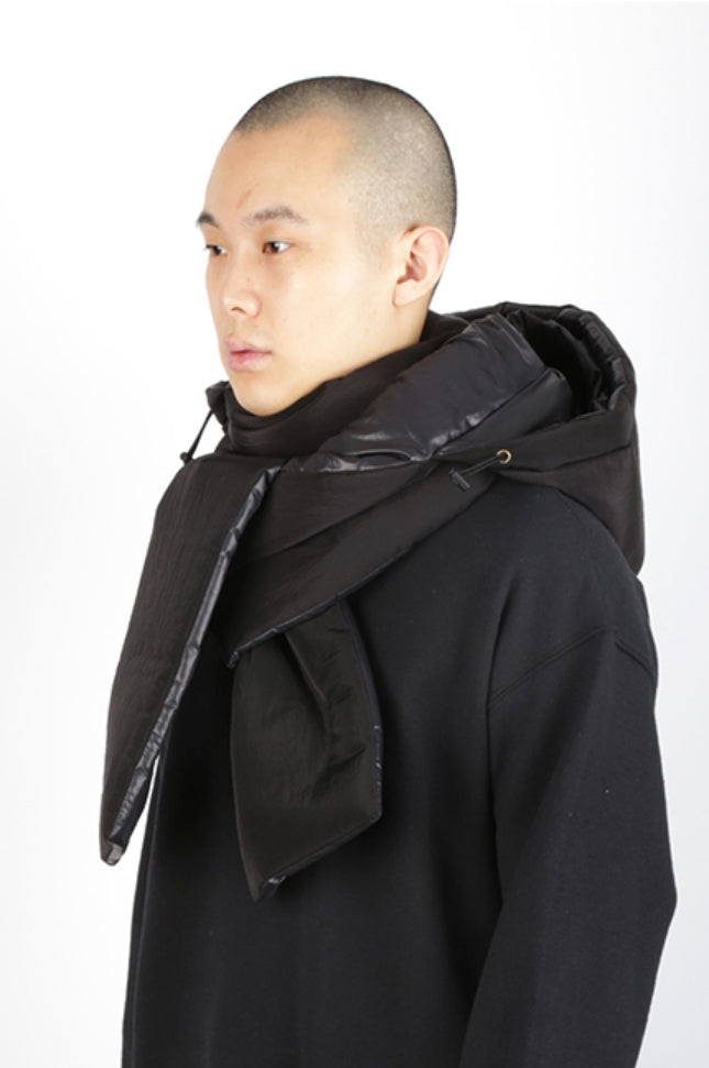 アジョバイアジョ（AJOBYAJO)  6oz Padded Hood Muffler [Black]