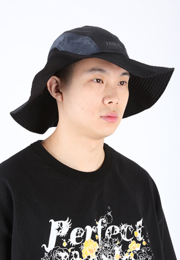 アジョバイアジョ（AJOBYAJO)  Tri Mixed Fisherman Hat [Charcoal]