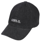 アジョバイアジョ（AJOBYAJO)  Washed Denim Logo Cap [Black]