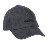 アジョバイアジョ（AJOBYAJO)  Washed Denim Logo Cap [Grey]