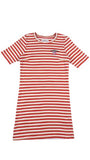 アジョバイアジョ（AJOBYAJO)  Stripe Unicorn Onepiece [Red]