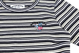 アジョバイアジョ（AJOBYAJO)  Stripe Unicorn Onepiece [Navy]