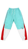 アジョバイアジョ（AJOBYAJO) Tri-Color Jogger Pants (Mint)