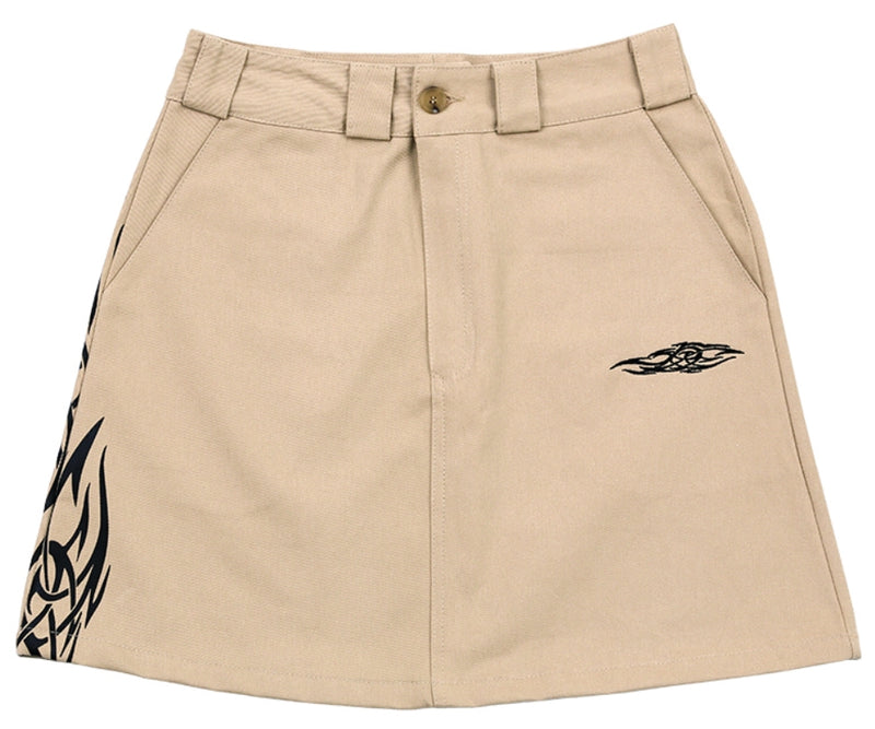 アジョバイアジョ（AJOBYAJO)  Tribal Chino Skirt [Beige]