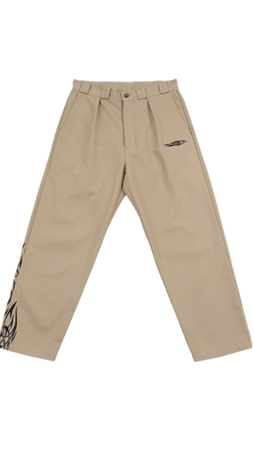 アジョバイアジョ（AJOBYAJO) Tapered Chino Pants Tribal [Beige]