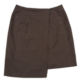 アジョバイアジョ（AJOBYAJO)  Unbalance Tailored Skirt [Brown]