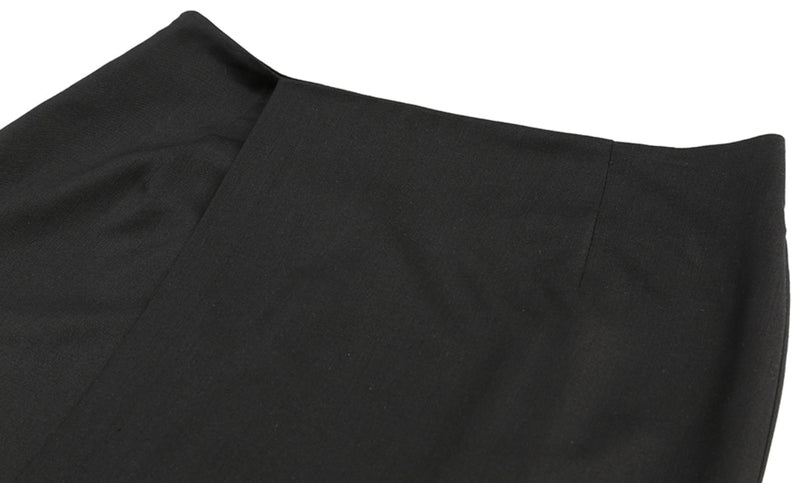 アジョバイアジョ（AJOBYAJO)  Unbalance Tailored Skirt [Black]