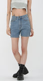 アジョバイアジョ（AJOBYAJO) Symbol Denim Shorts [Blue]