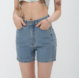 アジョバイアジョ（AJOBYAJO) Symbol Denim Shorts [Blue]