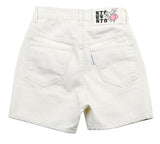 アジョバイアジョ（AJOBYAJO) Symbol Denim Shorts [White]