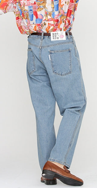 アジョバイアジョ（AJOBYAJO)  Symbol Relaxed Denim [Blue]
