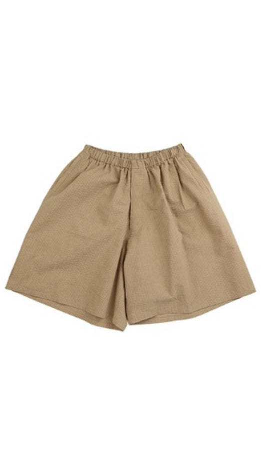 アジョバイアジョ（AJOBYAJO)  Stripe Seersucker Shorts [Camel]