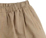 アジョバイアジョ（AJOBYAJO)  Stripe Seersucker Shorts [Camel]