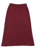 アジョバイアジョ（AJOBYAJO)  SeeSea Wool Knit Skirt [Burgundy]