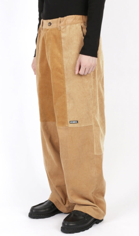 アジョバイアジョ（AJOBYAJO)  Tri Mixed Corduroy Pants [Camel]