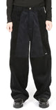 アジョバイアジョ（AJOBYAJO)  Tri Mixed Corduroy Pants [Black]