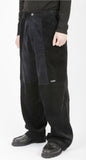 アジョバイアジョ（AJOBYAJO)  Tri Mixed Corduroy Pants [Black]