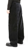 アジョバイアジョ（AJOBYAJO)  Tri Mixed Corduroy Pants [Black]