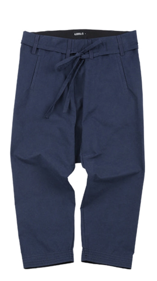 アジョバイアジョ（AJOBYAJO)  Washed Cotton Baggy Pants [Navy]