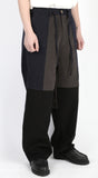 アジョバイアジョ（AJOBYAJO) Tri Mixed Cotton Pants [Black]