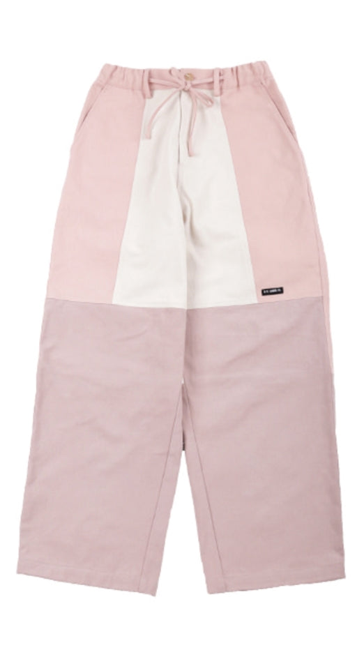 アジョバイアジョ（AJOBYAJO) Tri Mixed Cotton Pants [Pink]