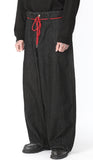 アジョバイアジョ（AJOBYAJO) Washed Denim Oversized Pants [Black]