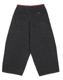 アジョバイアジョ（AJOBYAJO) Washed Denim Oversized Pants [Black]