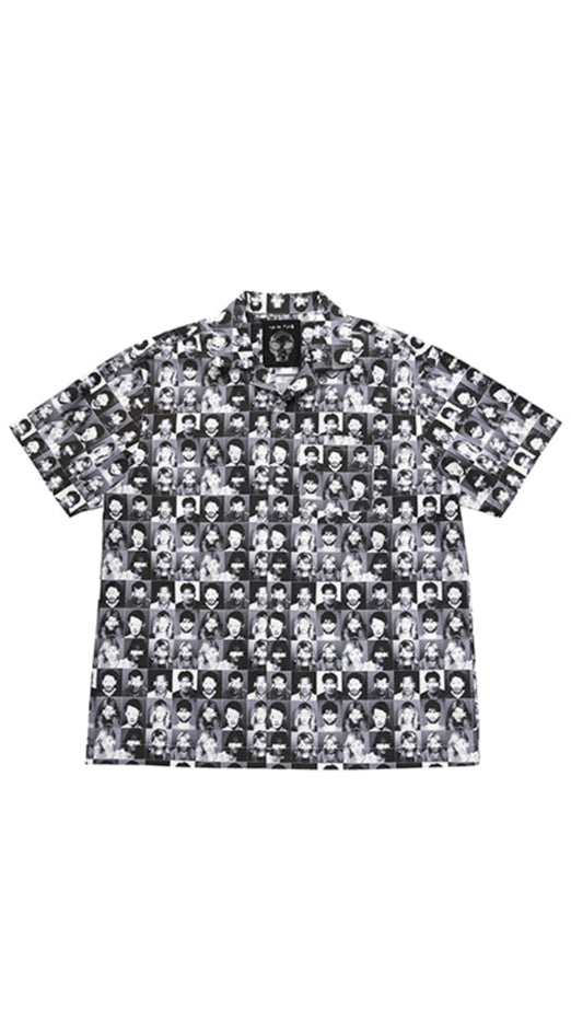アジョバイアジョ（AJOBYAJO) Mugshot Half Sleeve Shirt [Black]