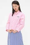 アジョバイアジョ（AJOBYAJO)  Stripe Unicorn Shirt [Pink]