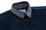 アジョバイアジョ（AJOBYAJO)  Velvet Shirt [Navy]