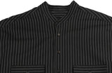 アジョバイアジョ（AJOBYAJO) Stripe Tri Pocket Seersucker Shirt [Black]